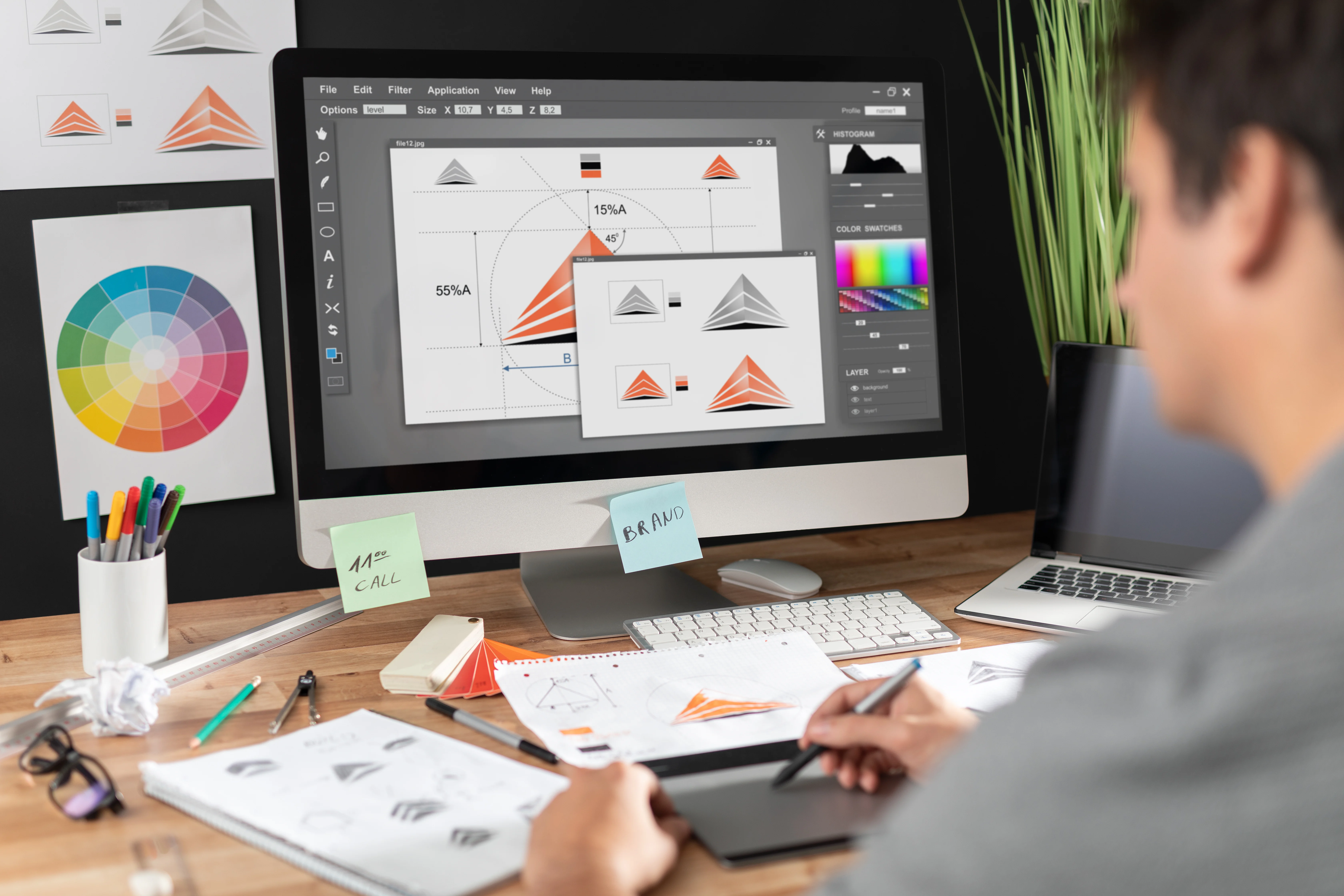 Graphic and colour design samples
